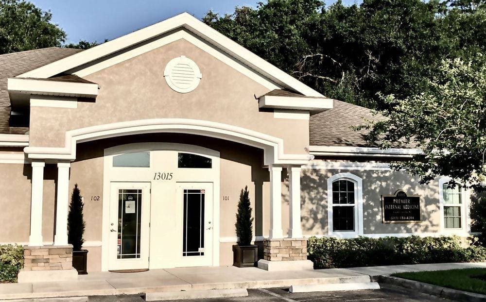 Premier Internal Medicine office at 13015 W Linebaugh Ave, Suite 101, Tampa, FL