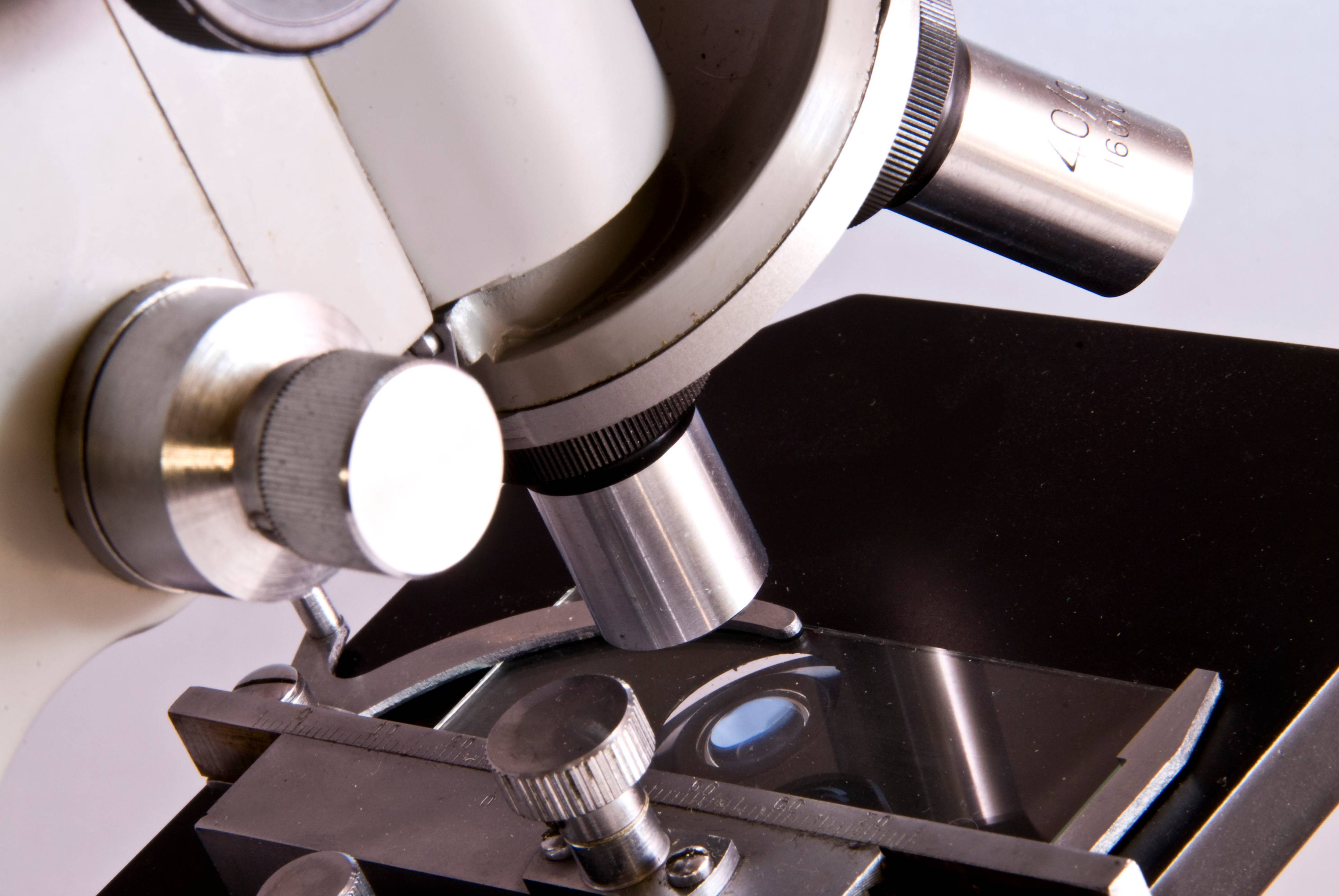 Laboratory microscope used for advanced diagnostic testing